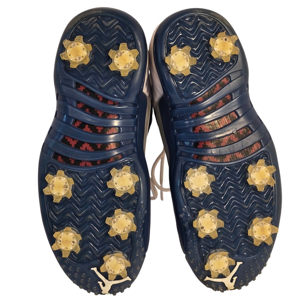 Air Jordan Mens 7.5  12 Low Golf Shoes French Blue White DH4120-101  Excellent - Picture 10 of 14